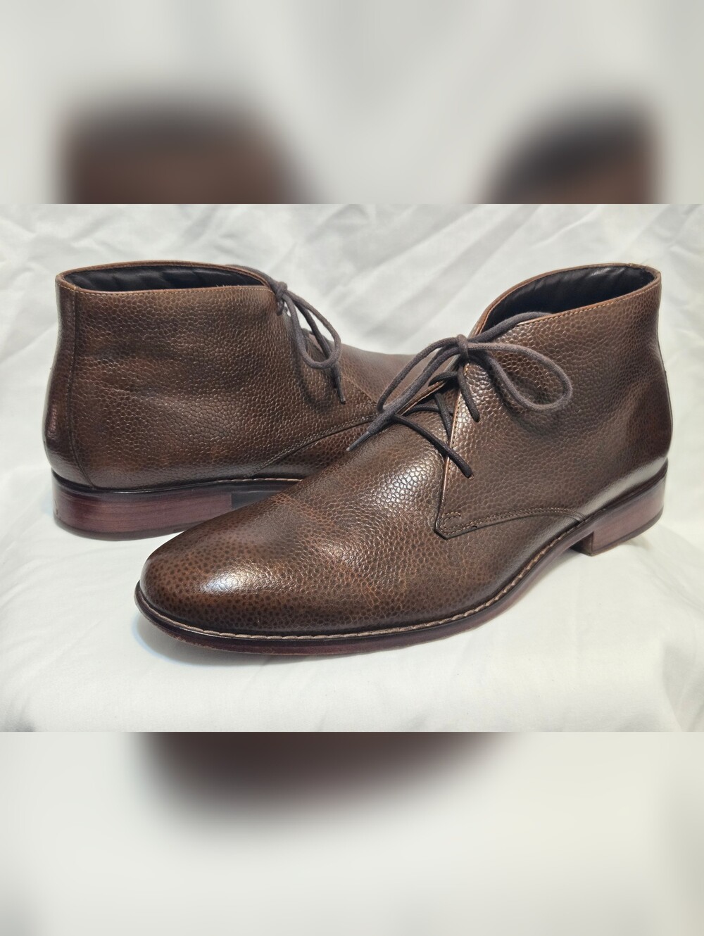 Cole Haan Air Colton Leather Mens Brown Grain Chukka Boots Sz 11.5M - C08569